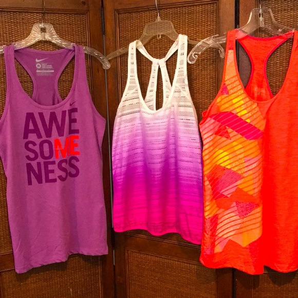 3 Racer Back Shirts - Picture 2 of 12